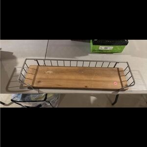 ▪️Ragon House wood and wire shelf NWT